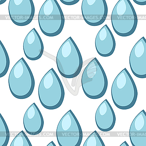 Seamless pattern Water is pure element of astrology - vector image