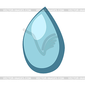 Water is pure element of astrology - vector clipart