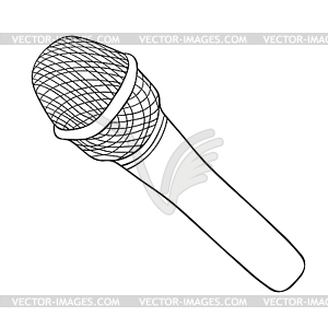 Microphone for public speaking - vector clipart