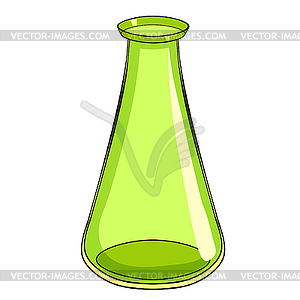 Bulb glass for medicine and chemistry - vector clipart