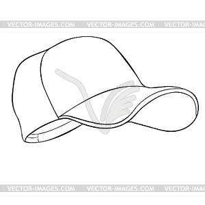 Is cap headdress summer - vector clip art