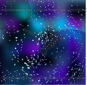 Background of night sky space star - vector image