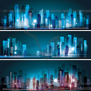 City Skyline - vector clip art