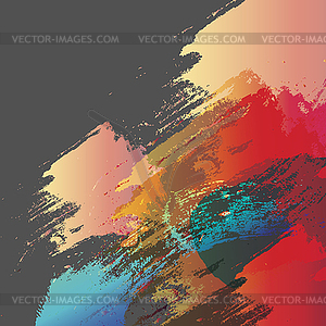 Brush strokes background - vector clipart