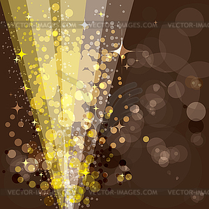 Festive background, luminous rays - vector image