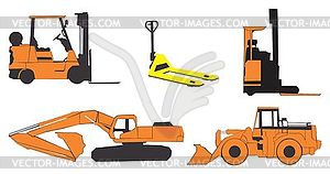 Construction machinery - vector image