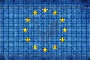 Flag of Europe - vector clipart / vector image