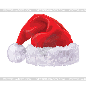 Santa claus hat - vector clipart / vector image