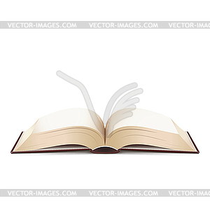 Opened book - vector image