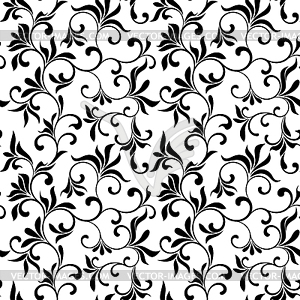 Floral seamless pattern. Abstract seamless pattern - vector clip art