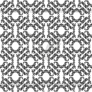 Elegance seamless pattern with decoration ornament - vector clipart