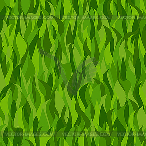 Seamless pattern with green grass - vector clipart