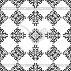 Classical seamless pattern with decoration tracery - vector image