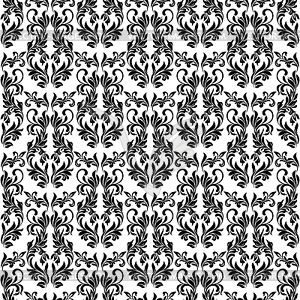 Classical seamless pattern with decoration tracery - vector clip art