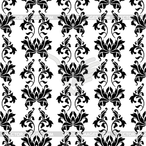 Classical seamless pattern with decoration tracery - vector image