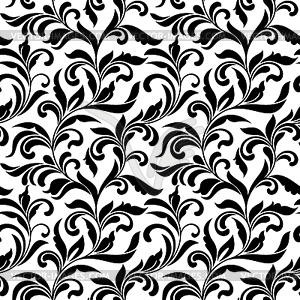 Elegant seamless pattern. Vintage style. - vector image