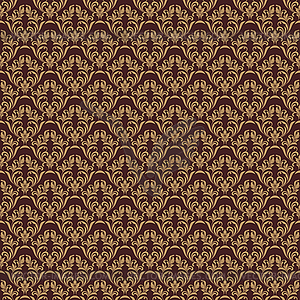 Seamless pattern. Elegant design in royal baroque style - vector image