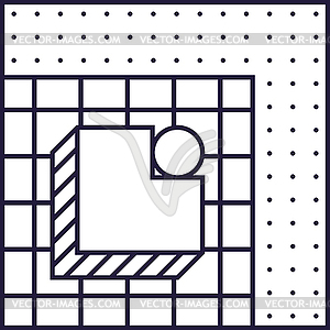 Neo Мемфис патчи наклейки - изображение в векторном формате