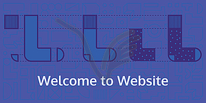 Добро пожаловать на сайт для носков магазина - иллюстрация в векторном формате