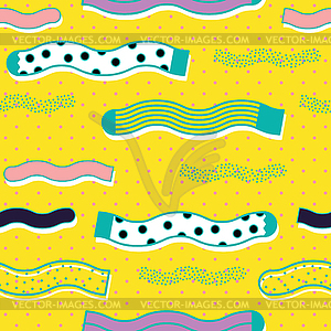 Cute colorful background Socks pattern - vector image