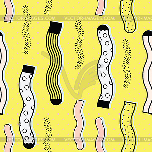 Cute colorful background Socks pattern - vector clip art