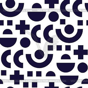 Seamless pattern in 90 80 style - vector image