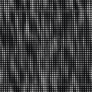 Modern seamless pattern with dots transition - vector image