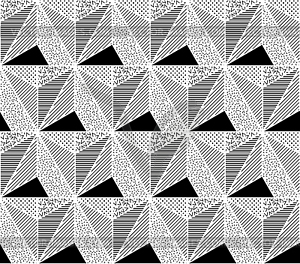 Бесшовный узор. Абстрактные геометрические - изображение в векторе / векторный клипарт