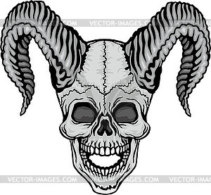 Skull 30 - vector image