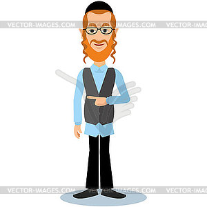 Jew points finger 0 - vector clipart / vector image