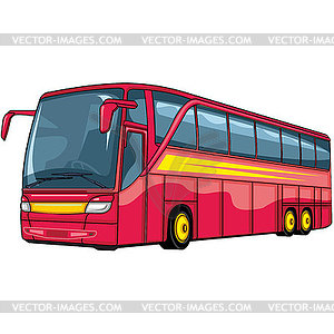01 автобус 0 - стоковый векторный клипарт