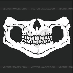 Face mask skull 0 - vector image