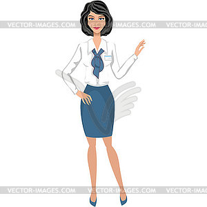 Business woman - vector image