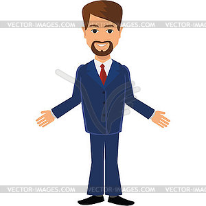 Business man - vector clipart