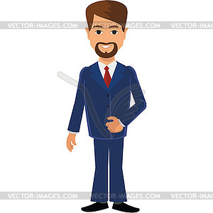 Business man - vector image