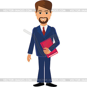 Business man - vector image