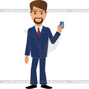 Business man - vector EPS clipart