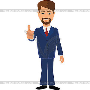 Business man - stock vector clipart