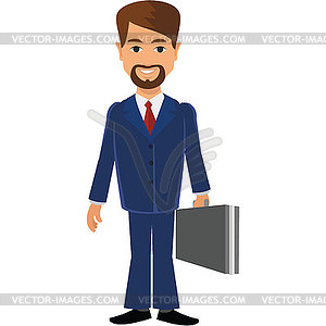 Business man - vector clip art