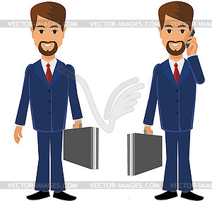 Business man - vector clipart