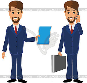 Business man - vector image