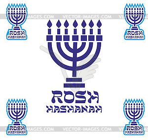 Еврейская икона - изображение в векторном формате