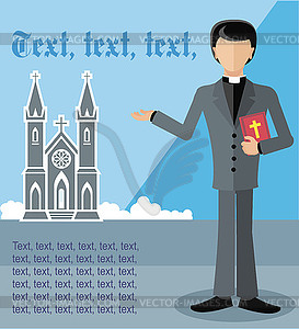 Catholic banner 0 - vector image