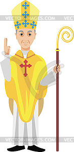 Catholic bishop 0 - vector clip art