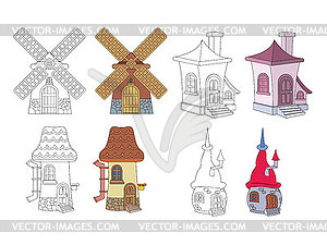 Houses  - vector EPS clipart