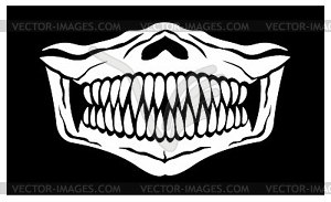 Face mask skull  - vector clipart / vector image