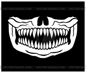 Face mask skull  - vector clip art