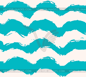 Waves pattern seamless. Abstract modern trendy - vector image
