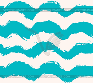 Волны бесшовные. Абстрактный современный модный - векторизованное изображение