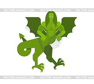 Harpy Woman Bird Mythological animal. flying - vector image